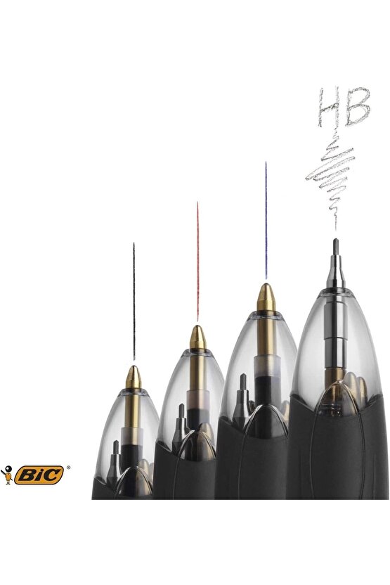 Multifunction 3+1 Tükenmezversatil Hb Kalem + 0.7mm Hb Kalem Ucu