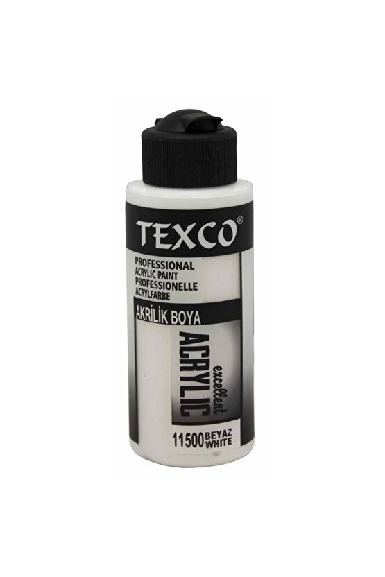 Texco Excellent Akrilik Boya 11500-beyaz 110 Cc