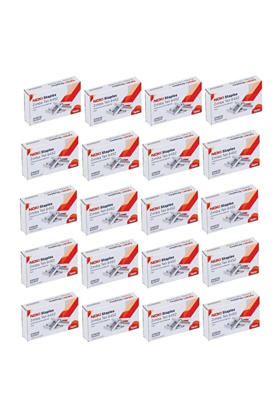Küçük Beyaz Zımba Teli No:10 1000li X 20 Paket