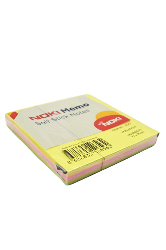 Memo 75x75 Küp Neon 100 Yaprak No:12042