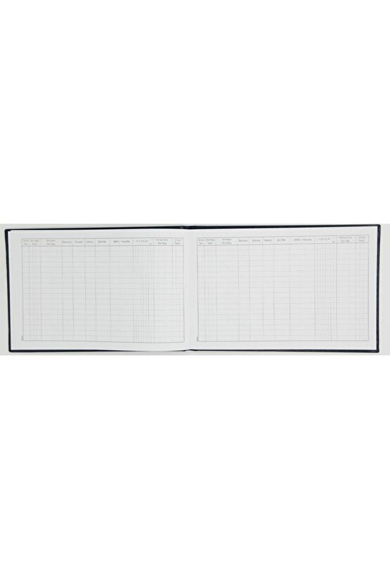 Çek Kayıt Defteri 17x24 Cm 96 Yaprak Çek Kayıt Defteri