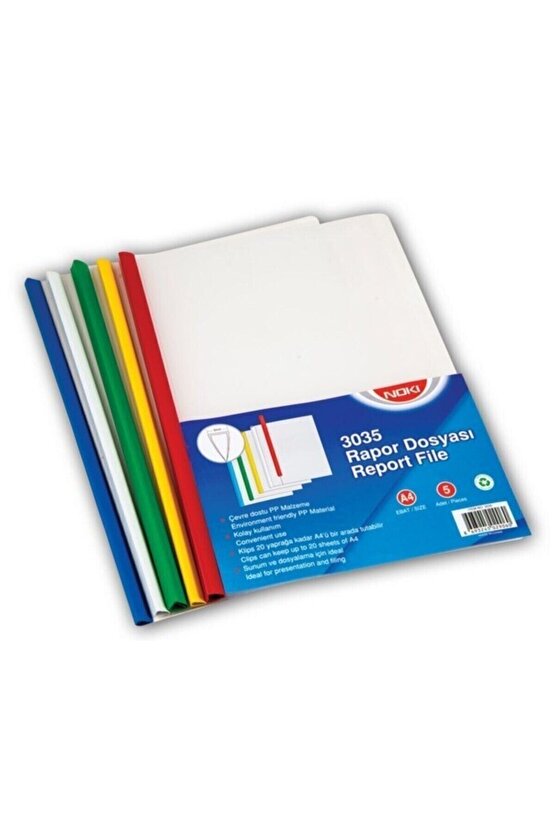 A4 Sıkıştırmalı Dosya 5li Paket (3035)