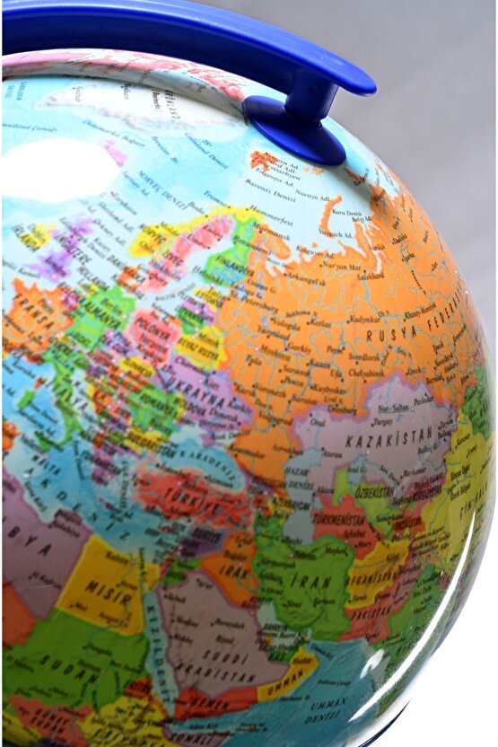 IŞIKSIZ SİYASİ DÜNYA KÜRE ( YERKÜRE ) 26 CM