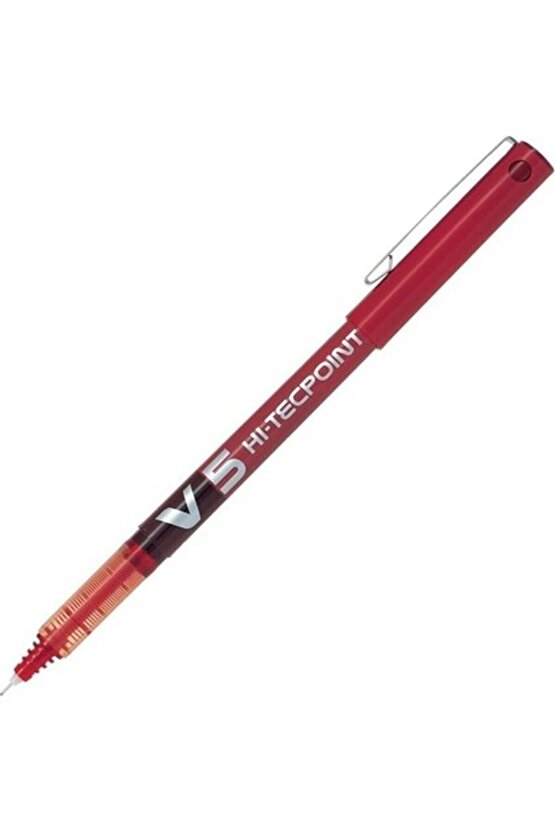 V5 Hi-Tecpoint İğne Uçlu Roller Kalem Mavi Siyah Kırmızı 3 Adet