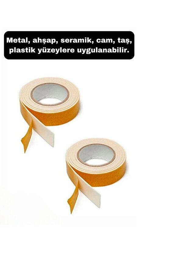 Güçlü Çift Taraflı Band 18*2m Köpük Band Çift Taraflı Köpük Band