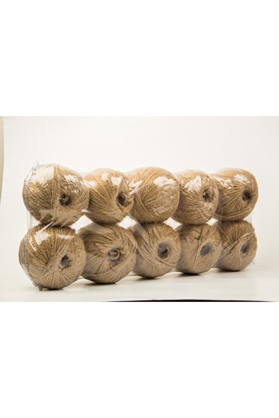Jüt (hasır) Ipi Çuval Ipi Kırnak Ipi 10 Adet (1kg) Jüt Ipi