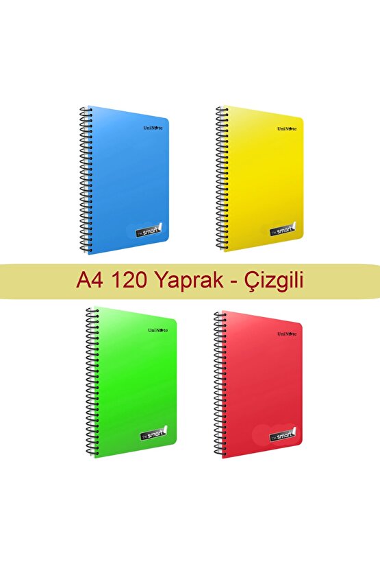 Im Smart Pp Kapak Spiralli A4 120 Yaprak Çizgili Defter 72913