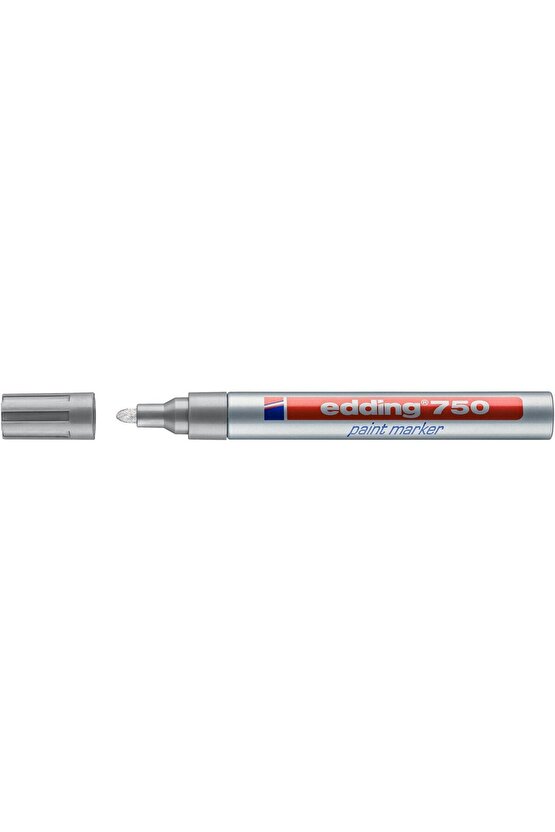 750 Markör Dekor Boya Kalemi 2-4 Mm Gümüş Yuvarlak Uçlu (1 ADET )