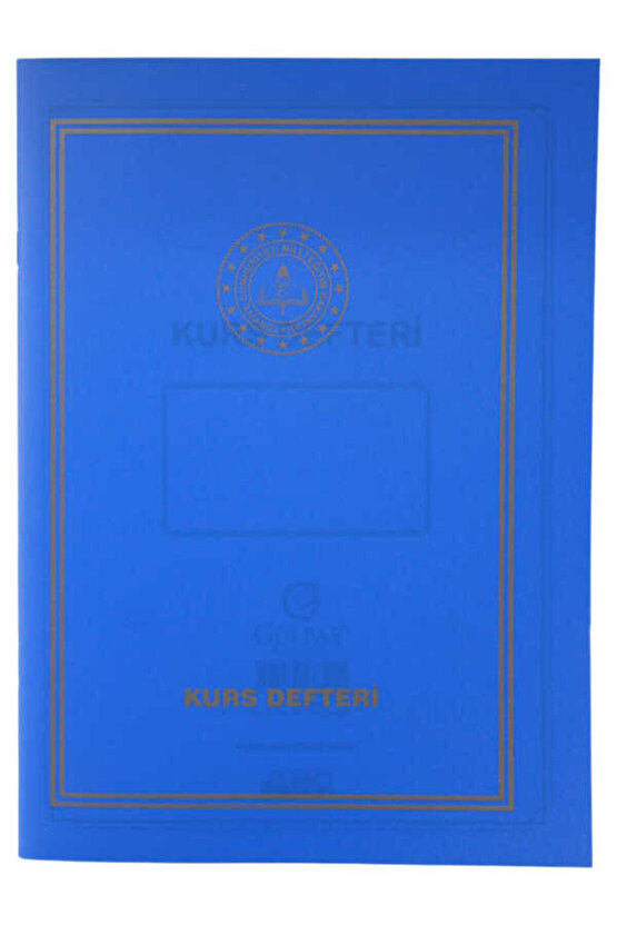 GÜLPAŞ KURS DEFTERİ PLASTİK KAPAK 20 x 28 cm