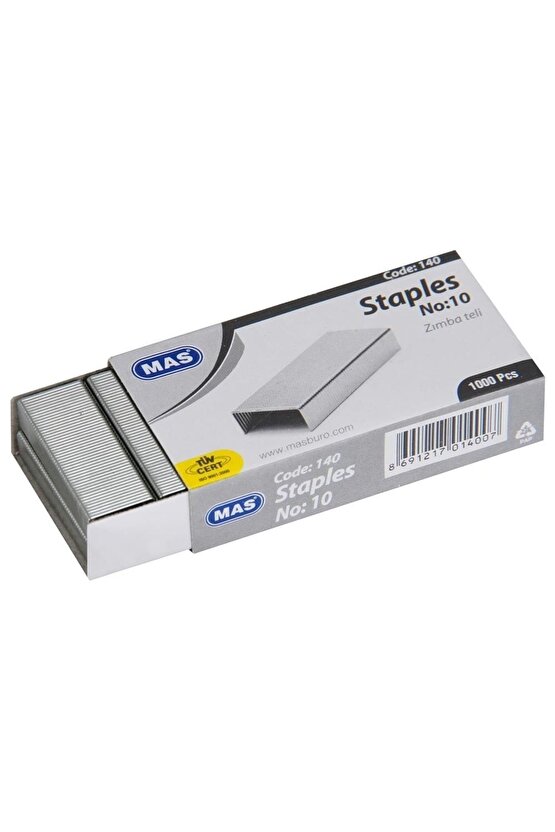 Siyah Zımba Ve Delgeç Seti (20 Sayfa Kapasiteli - Zımba Teli Hediye)