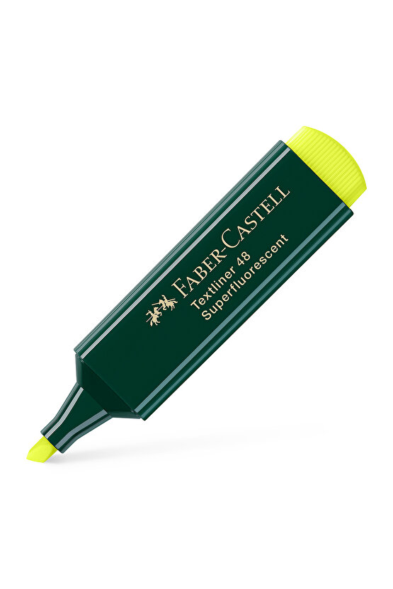 1548 Sarı Fosforlu Kalem, 10’lu Paket, Canlı ve Parlak Renk, Geniş Uç, Uzun Ömür, Ergonomik Tasarım