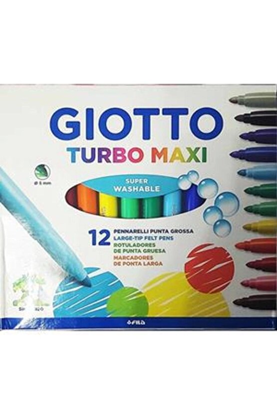 Turbo Maxi 12li Keçeli Kalem  454000