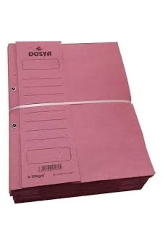 Yarım Kapaklı Telli Dosya 50 Adet - Karton - Ortaokul