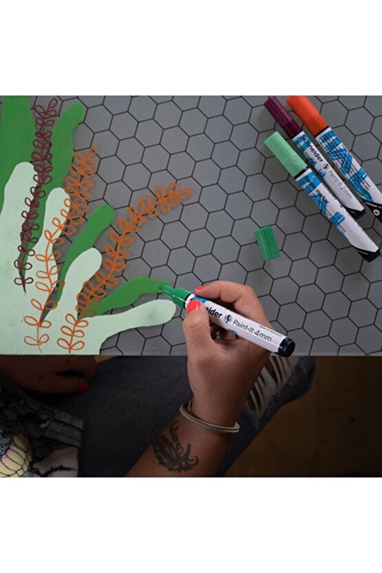 Paint-it 320 Akrilik Marker 4 Mm 6lı Kalem Seti-2 (120296)