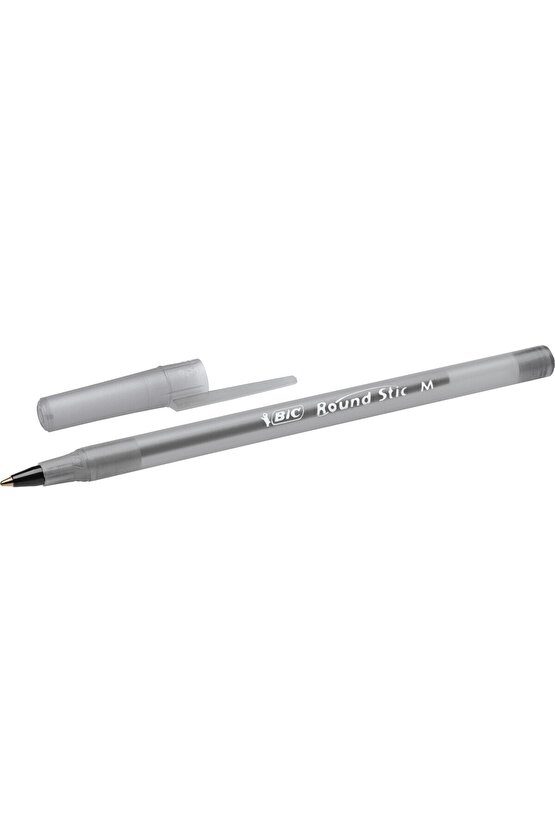 Round Stic Tükenmez Kalem Yağ Bazlı 1,0 Mm Medium Uç Siyah (60 Lı Kutu) 962665