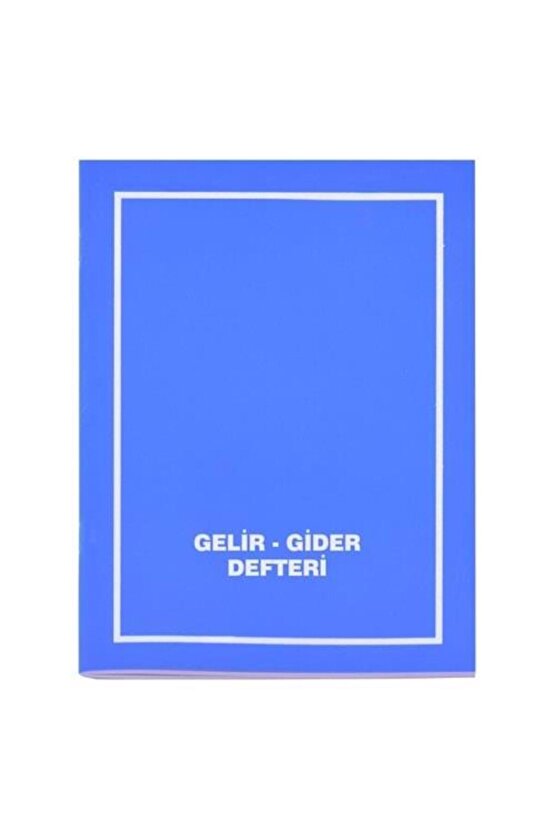 Gelir Gider Defteri Plastik Kapak 40 Yaprak