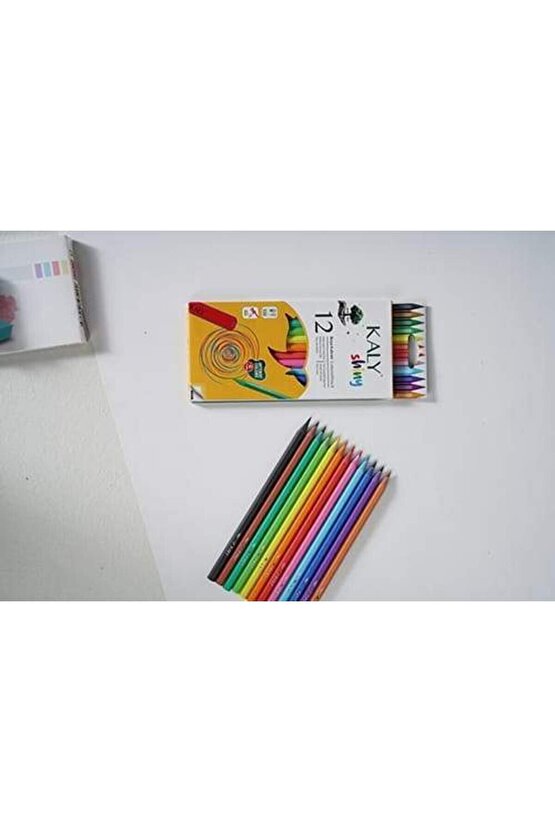 Kaly 12 Renk Tam Boy Kuru Boya Seti