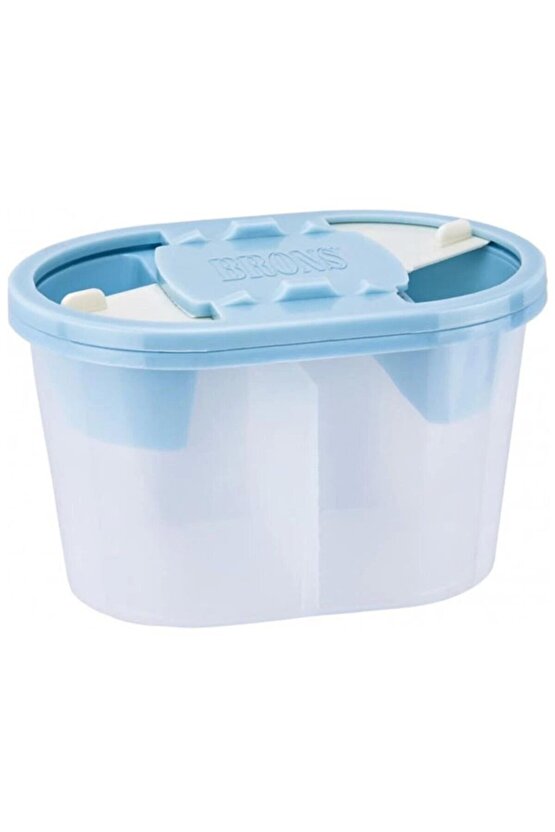 Br-256 Fırça Yıkama Kabı Çift Bölmeli (Asorti)