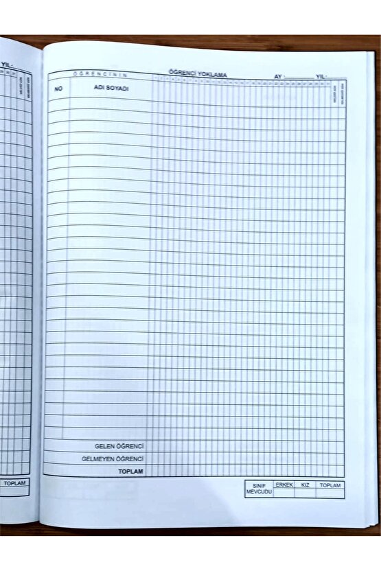 Anasınıfı Sınıf Defteri Plastik Kapak Karma Renkler.