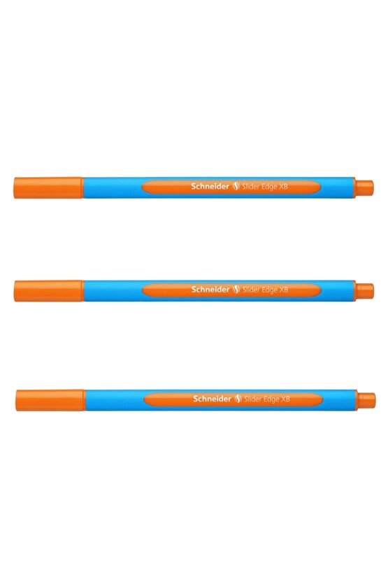 TÜKENMEZ KALEM SLIDER EDGE TURUNCU 152206 ( 3 Adet )