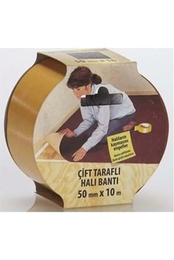 Çift Taraflı Bant Ince Halı Kaydırmaz 50mm*10m