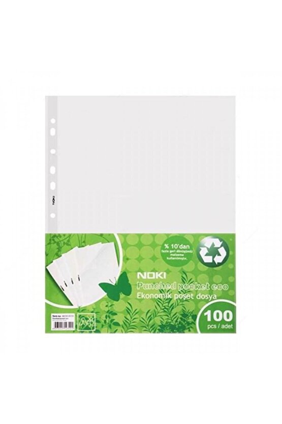 A4 Eko Poşet Dosya 100 Lü 4830-Eco