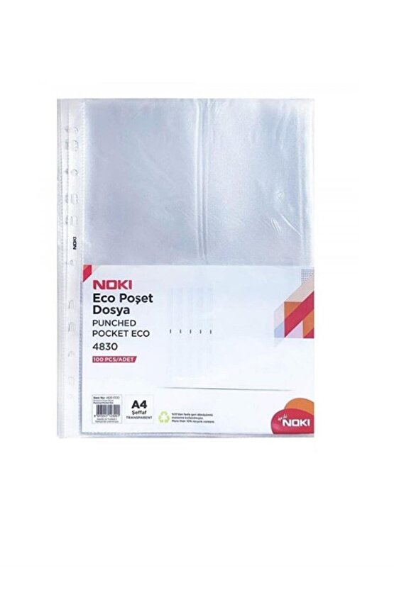 Poşet Dosya Eco A4 100` lü (ys)
