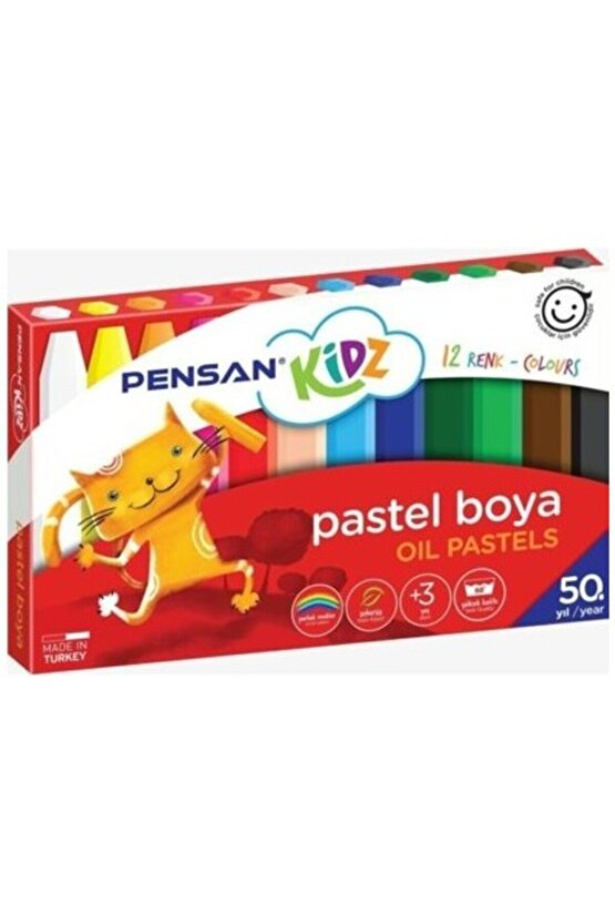 Kidz 12li Yağlı Pastel Boya