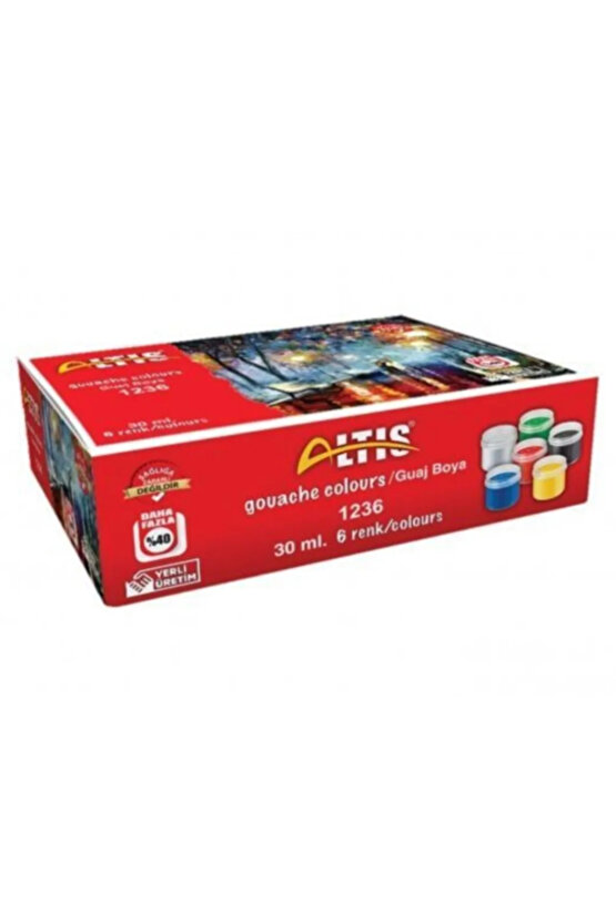 Guaj Boya 30ml 6lı Renk | 1236