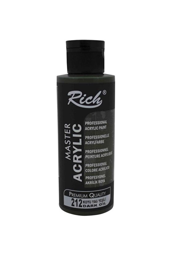 Akrilik Boya Master 120 CC Koyu Yağ Yeşili 120-212