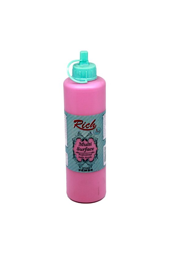 Multi Surface 500 cc Pembe 2142 Akrilik Boya