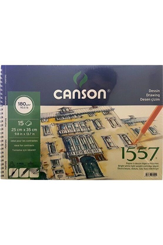 1557 Resim Ve Çizim Blok 180 GR 25x35 15 YP Resim Defteri