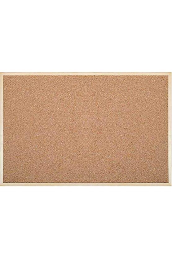 45x60 Ahşap Çerçeveli Mantar Pano