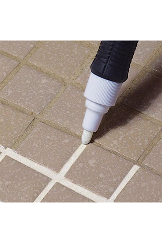 5 Adet Beyaz Rötüş Ve Derz Boyama Kalemi