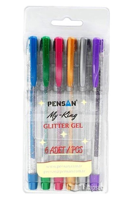 Simli Keçeli Fosforlu Kalem Seti