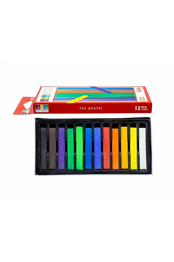 Toz Pastel Boya 12 Renk Bs-97