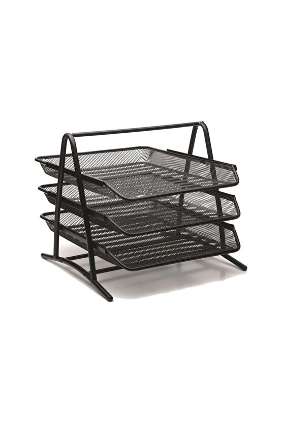 Bion Evrak Rafı 3 Lü Perfore 9304 Siyah