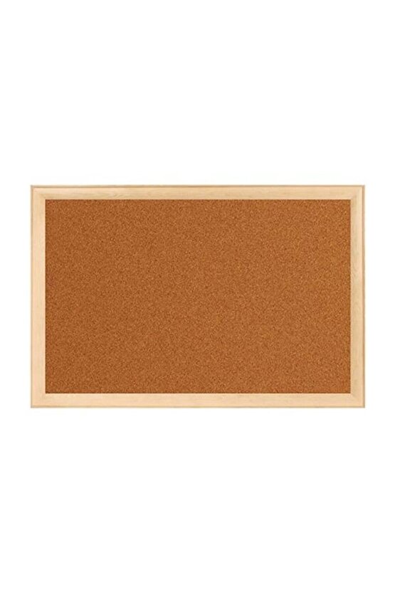 Ahşap Çerçeve Mantar Pano 30 X 40 Cm