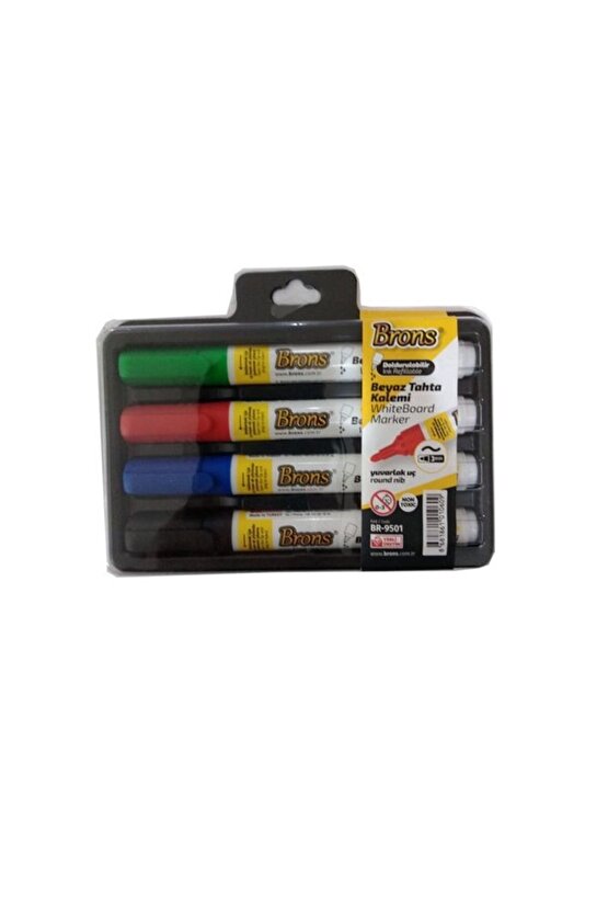 BOARD MARKER KALEM DOLDURULABİLİR YERLİ 4 LÜ SET