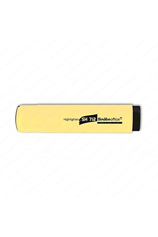 Office Sh712 Fosforlu Pastel Kalem Pastel Sarı
