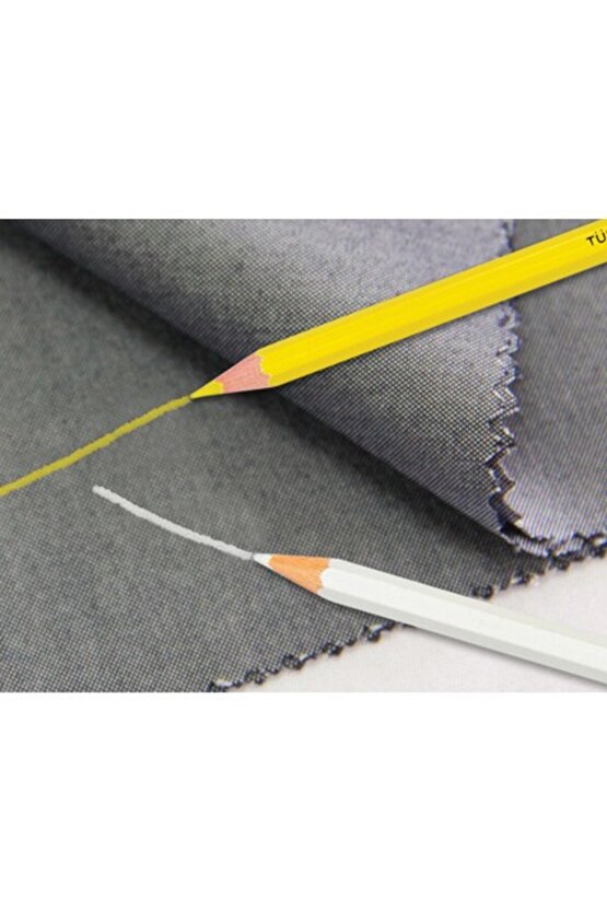 Beyaz Tekstil Kalemi 12Li