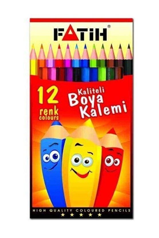 Kuruboya 12 Renk Tam Boy 33112