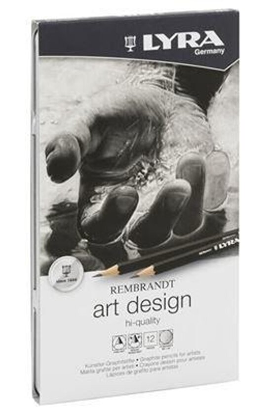 Rembrandt Art Design Profesyonel Dereceli Kalem Seti 12`li Metal Kutu