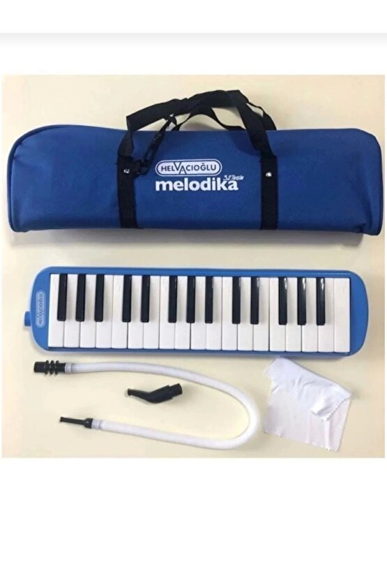 Melodika 32 Tuşlu Bez Çantalı Mavi - Kırmızı- Pembe-siyah