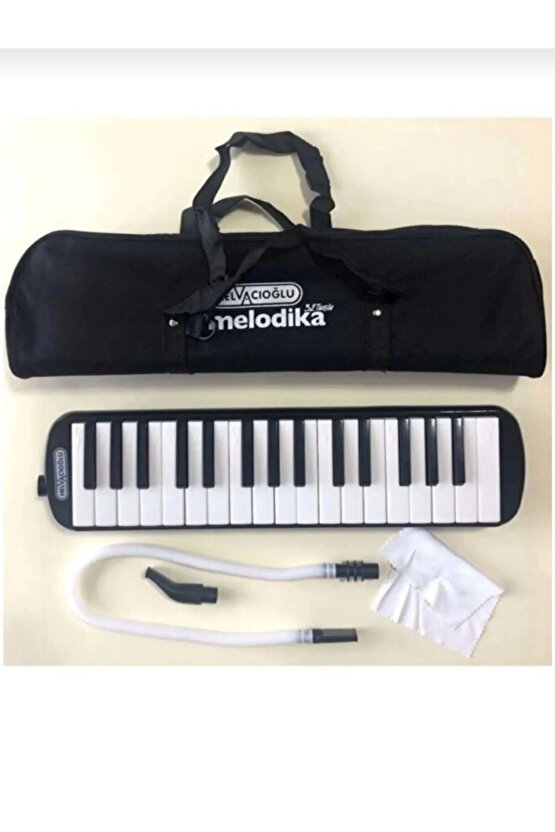 Melodika 32 Tuşlu Bez Çantalı Mavi - Kırmızı- Pembe-siyah