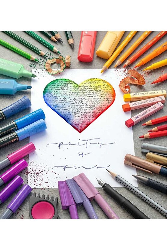 Faber Sınav Seti - Sınav Silgisi + 120li 0.7mm Kalem Ucu Mavi