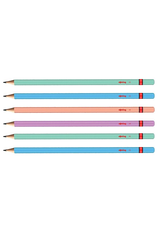 Metalik 6 Lı Kurşun Kalem (2090067)