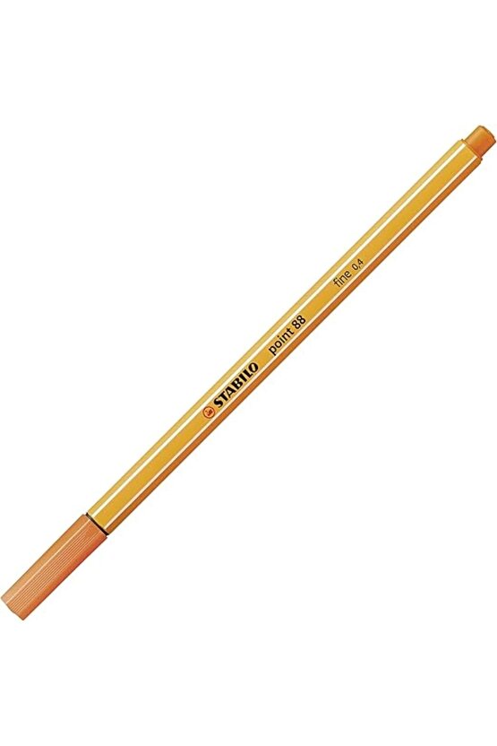 - İnce Keçe Uçlu Kalem - Point 88 - Açık Alev Kırmızısı