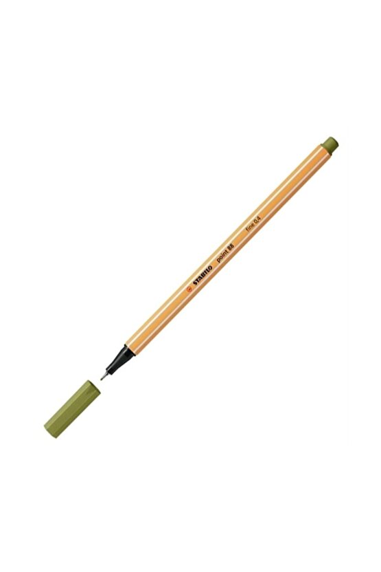 - İnce Keçe Uçlu Kalem - Point 88 - Bataklık Yeşili