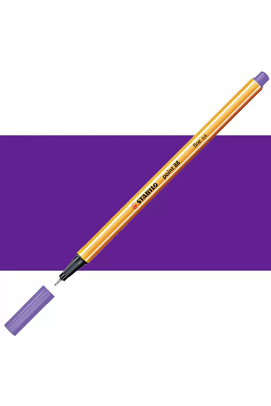 İnce Keçe Uçlu Kalem 0.4mm - Point 88 - Mor